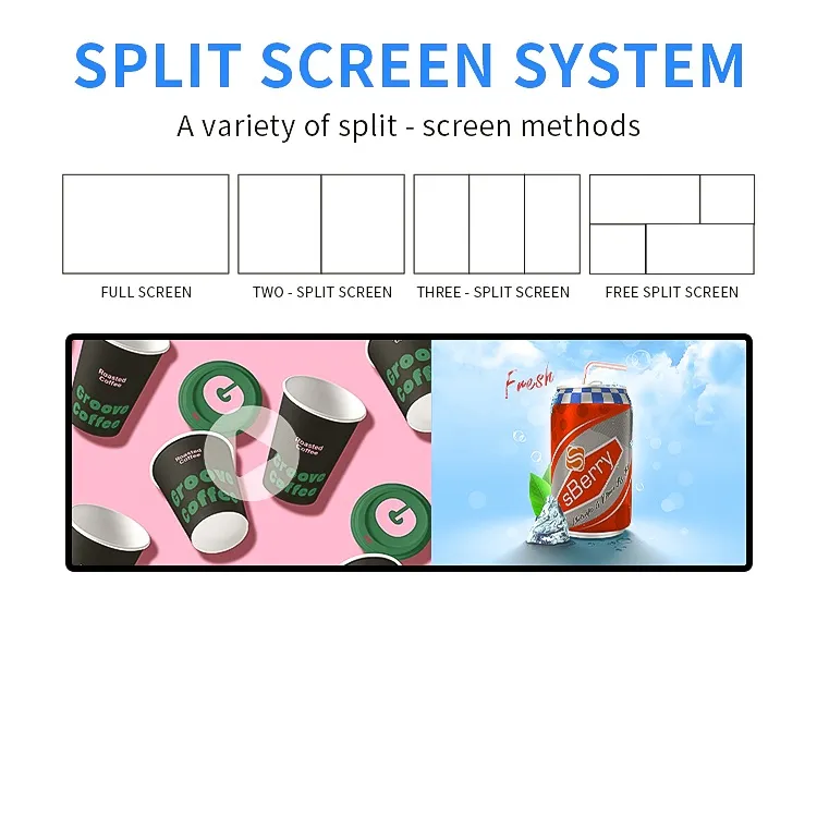 Jorarri lcd bar split screen Jorarri lcd bar split screen